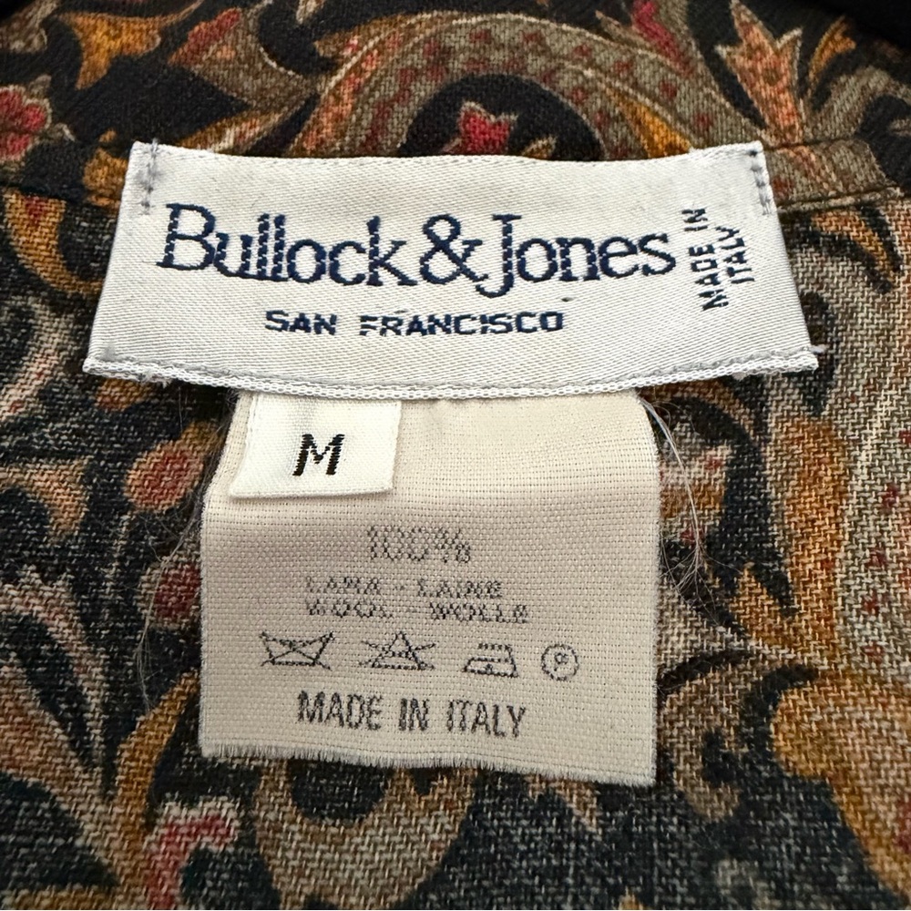 Vintage Bullock & Jones Patterned Button Down - Picture 5 of 5